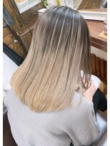 レオン(LEON)&nbsp;外国人風な立体感バレイヤージュ