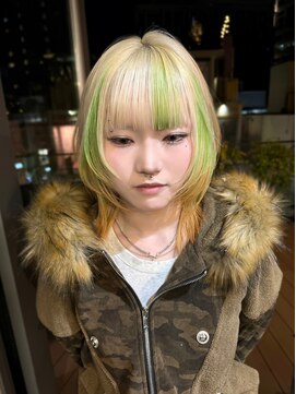 ヌル 表参道本店(Null) スラッシュカラー/デザインカラー/ブリーチカラー/表参道/原宿