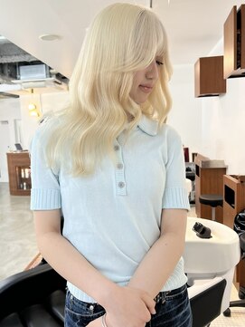 リヴ ウメダ(LIV umeda) ホワイトブロンド/ブリーチ/ダブルカラー【梅田】