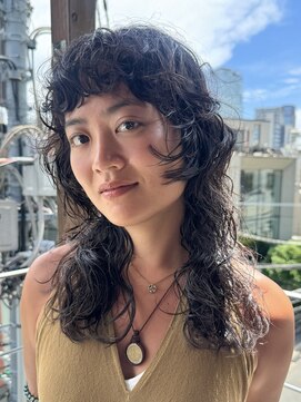 ナループロアオハナ(Nalu pu loa ohana) マレットヘア/ウルフパーマ/パーマ/ウルフパーマ/レイヤーパーマ