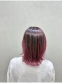【Feria松山】バレイヤージュ×ピンクバイオレット“石田幸輔”