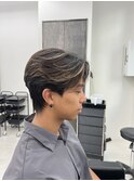 ニュアンスパーマ センターパート ダウンパーマ