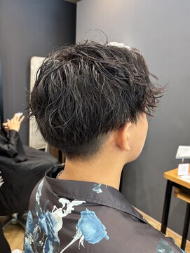 アルター(aL ter) 【メンズ×パーマ】ブルーブラック/フェザーパーマ/鎌取/林愛華