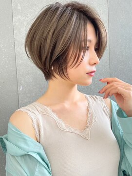 アスター 天神大名店(Aster) 小顔に見えるトレンドヘア/黒髪/オリーブグレー/ココアベージュ