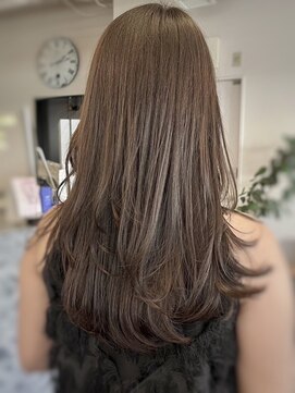 マッシュ チャヤマチ(MASHU chayamachi) 柔らか透明感カラー/ブリーチなし/オリーブブラウン/大阪梅田