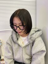 ミミヘアーガーデン(mimi hair garden)&nbsp;y2k/顎ラインボブ/顔回りザクザクレイヤーカット　10代20代30代