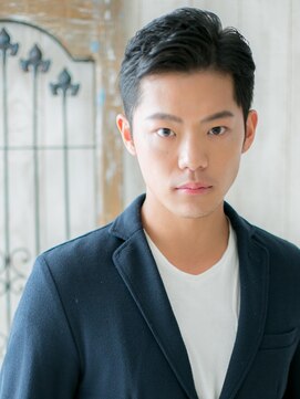 モッズヘア メン 上尾東口店(mod's hair men) アップバング社会人刈り上げ黒髪フェザーショートZ上尾