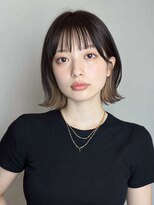 フレイムス ヘア アンド リラックス 高崎駅西口店(Frames hair&relax)&nbsp;20代30代40代★大人可愛いインナーカラーくびれヘア外ハネボブ