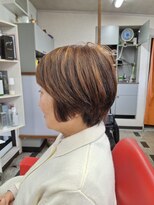 サキ(SAKI)&nbsp;ノンジアミンカラー(髪質改善メニュー)+カット