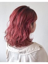 セットアップ 倉敷美和店(SET-UP)&nbsp;ケアブリーチダブルカラー春カラーコーラルピンク