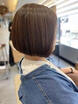 フリップビーアヴェダ(FLIP B AVEDA) 本八幡×丸みボブ×ナチュラルブラウン