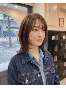 アパカバール 鳳店(Apa kabar) 韓国風くびれミディ×くびれレイヤーで小顔見せ顔周りカット