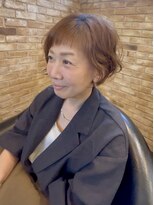 モナン 海老名(Monan) 大人可愛い ショートボブ ゆるウェーブ