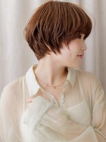 カバーヘア ブリス 川口(COVER HAIR bliss) ブリーチなしミルクベージュナチュラルショート20代30代X川口