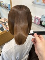 サラビューティーサイト 九大学研都市店(SARA Beauty Sight)&nbsp;【AIRI hair】あご下ボブ/ぷつっとボブ/オリーブベージュ
