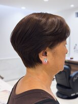 サロンイクエヤマザキ 麻布十番(SALON IKUE YAMAZAKI)&nbsp;ショートカット[麻布十番/似合わせカット/50代/白髪染め]