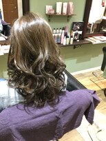 ヘア アンド フェイス トコ(Hair&Face toco)&nbsp;アッシュグレージュカラーの髪型