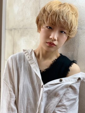 アンスール(Un Seul) プラチナゴールド　マッシュショート