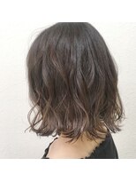 ルディー バイ ヘアーポケット(rudii by HAIR POCKET) 外ハネボブ×グラデーションカラー