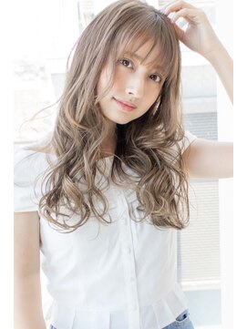 アフロート ギンザ(AFLOAT GINZA) AFLOAT明日香のヘルシーレイヤー イルミナカラー 無造作 カール