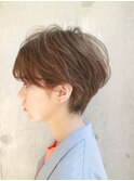 【DaVin中目黒】毛先パーママニッシュショート_アッシュブラウン