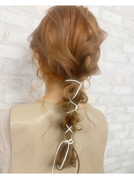 ヘアセット専門店 ナゴミ 渋谷店(nagomi) 編み込み/編み下ろし/結婚式/パーティー/二次会/リボン