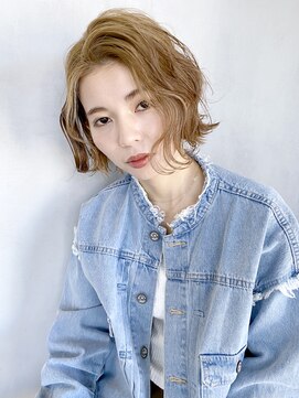 アイティー バイ アルバム 浦和店(IT by ALBUM) ボブスタイル_Aラインボブマロンベージュ_8351