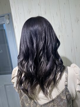 ラ ブランシュ 大宮(La Blanche) 大宮/ミニウルフ/テラコッタ/デジタルパーマ/くすみブルー/前髪