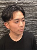 センターパート×ナチュラル