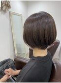 グラデーションボブ◎ナチュラルブラウン
