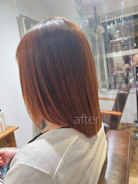 フォルテ ギンザ(FORTE GINZA) 【艶髪エステ】クセ毛カバー艶髪ストレート