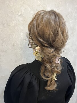 マルケ(marquer) ヘアセットドライフラワー