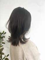 トレヘアー(tRe hair) くびれミディアム　グレージュカラー