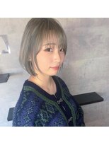 アミダ(AmiDA)&nbsp;伸ばしかけボブ☆オリーブグレージュ