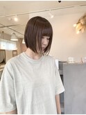 切りっぱなし ミニボブ
