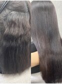 髪質改善ストレート