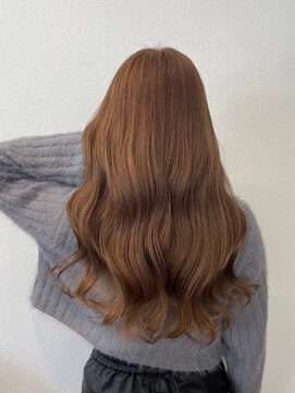 アンダーバーホワイト モデ 富田林店(_WHITE mode) 20代30代ミルクティーグレージュ髪質改善カラー