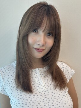 ガーランドギンザ(Garland Ginza) レイヤーカット透明感ブリーチなしベージュ