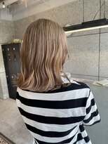 リンダテーラ(Linda tela)&nbsp;【札幌白石ベージュ/ダブルカラー/ケアブリーチ/ミディアム