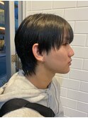 ブルーブラック×シースルーマッシュ