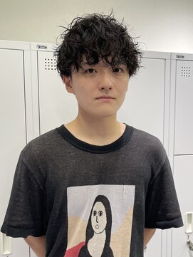 ルイス 喜連瓜破(Luis) 無造作マッシュパーマ