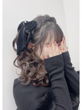 プリュス 名古屋(Plus) コンサート/押し活/ライブヘア/波巻き/サイドポニーテール