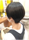 丸みショートボブ