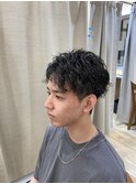 波巻きパーマ/マッシュパーマ/束感/波巻き/新宿