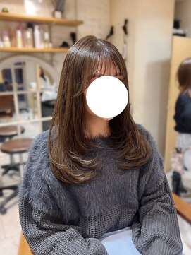 ラボヌール ヘアー エクラ(La Bonheur hair eclat) 毛先重ためレイヤーカット