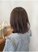 10代20代30代/くびれ切りっぱなしボブレイヤー/アッシュブラウン