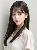 20代30代40代髪質改善カラーショコラアッシュ艶感ロブヘアー