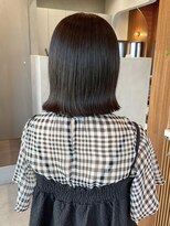 ヘアドネーションレイヤーカット顔周り前髪カット韓国ボブ表参道