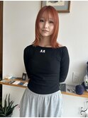 【yuna】summer orange レイヤーカット