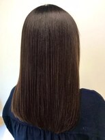 ロカ バイ ティアトロ ヘア サロン(ROCA by teatro hair salon)&nbsp;暗髪カラー セミロング 縮毛矯正 髪質改善 ブラウンカラー